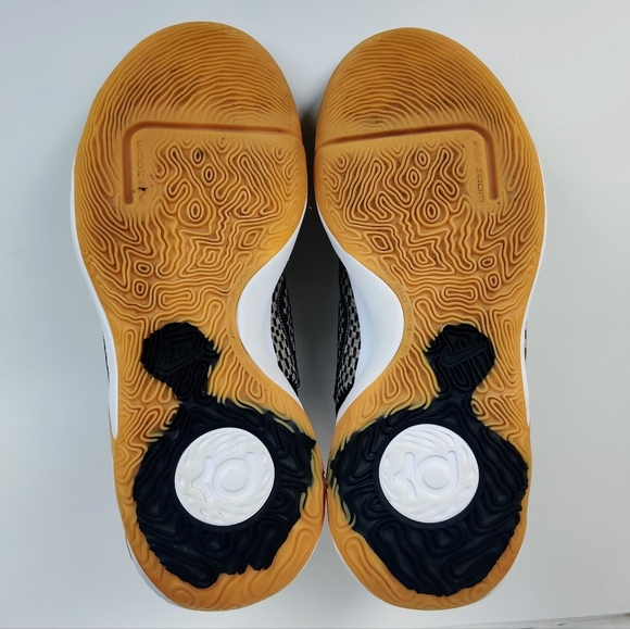 NIKE KD Trey 5 IX Sneakers 12 Black Grey Check CW3400-006 Mens - Picture 7 of 11